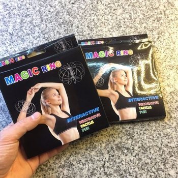 Magic Rings / Flow Rings - Kinetik 3D Sihirli Halka - G&Uuml;M&Uuml;Ş | KUTUDA (10 Adet)
