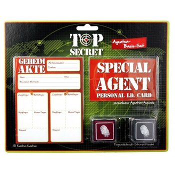 TOP SECRET – ÖZEL AJAN, PARMAK İZİ SETİ (12 adet)