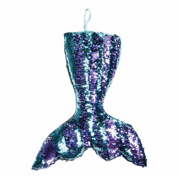 XL Peluş Denizkızı Kuyruğu Yastık - 45 cm - Karışık Renkler (4 adet)