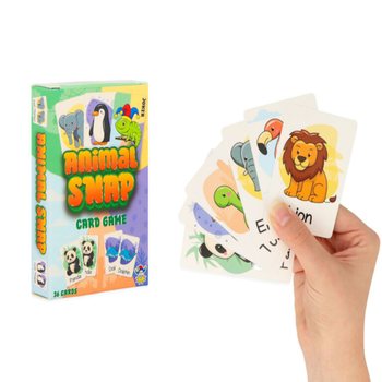 ANIMAL SNAP KART OYUNU - 36 KARTLI HAYVAN TEMALI KART OYUNU - STANTTA (12 Adet)