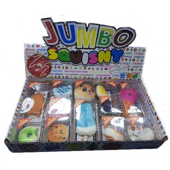 JUMBO Squishy Teşhir Kutusu (12 Adet) - Kokulu Antistres