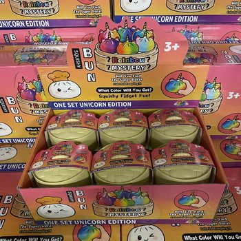RAGE - Squishy Bun Dumplings B&Uuml;Y&Uuml;K - UNICORN SERİSİ (8,5 x 8,5 x 7,5 cm) (12 adet)