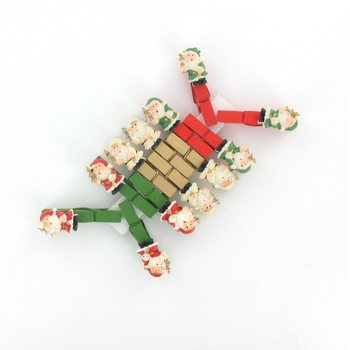 12 NOEL BABA MANDALI (12 adet)