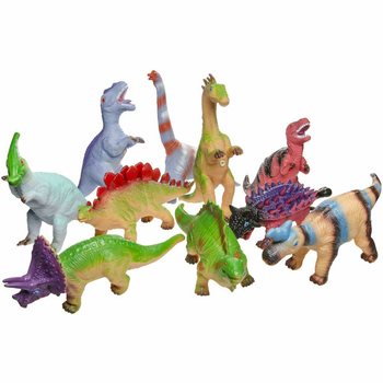 Dinozor D&uuml;nyası: B&uuml;y&uuml;k Dinozor Fig&uuml;rleri - Teşhir Kutusunda Karışık (12 adet)