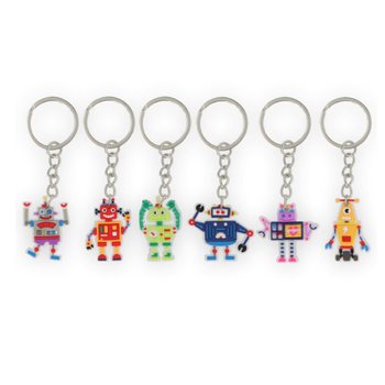 KARTTA ROBOT ANAHTARLIKLAR (12 Adet)