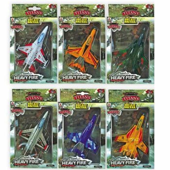 Metal Die-Cast F16 Uçaklar (6 adet)