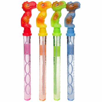 B&uuml;y&uuml;k Dinozor Baloncuğu &Ccedil;ubuğu 38 cm Standlı (24 Adet)