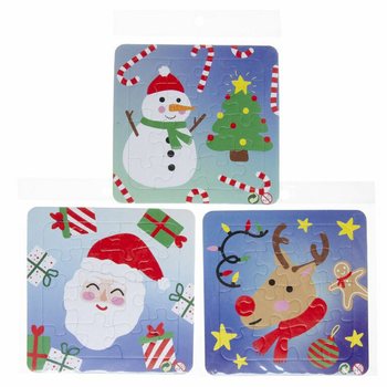 Noel Yapbozları 14x14 cm (50 Adet)