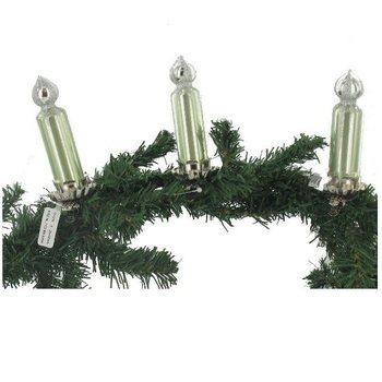Mandallı 3 Noel Ağacı Dekorasyon Mumu (6'lı Paket)