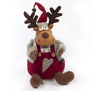 SESLİ VE HAREKETLİ B&Uuml;Y&Uuml;K L&Uuml;KS NOEL GEYİĞİ