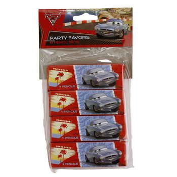 Disney Cars Boya Kalemi - Kutuda 4'l&uuml; Set (48 Adet)