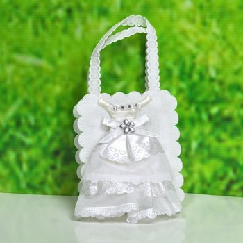 Nikah Şekeri ve Hediyelik Çantası - Gelinlik Modeli (12 adet)