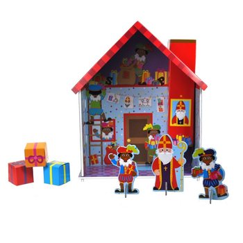 3D Noel Baba Evi Yapım Seti (2 Adet)