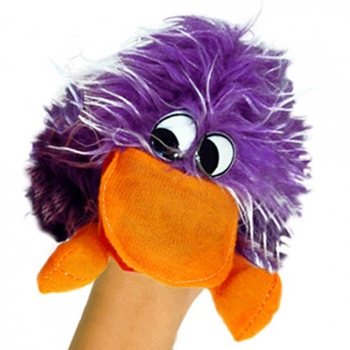 PELUŞ EL KUKLASI / CRAZY BIRD (12 adet)