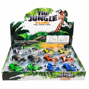 DISPLAY İÇİNDE PULL BACK JUNGLE ARABALARI (12 adet)