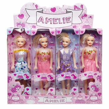 Stantlı Amelie Oyuncak Bebekler (12 Adet)