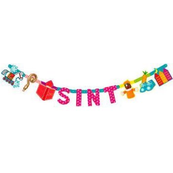 Sinterklaas ve Piet S&uuml;s Flaması - Uzunluk 1.5 M (12 Adet)