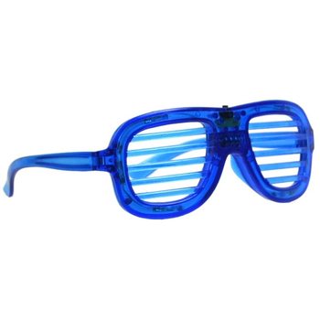 IŞIKLI SHUTTER SHADES G&Ouml;ZL&Uuml;KLER - MAVİ (12 adet)