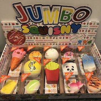 JUMBO Squishy Teşhir Kutusu (12 Adet) - Kokulu Antistres