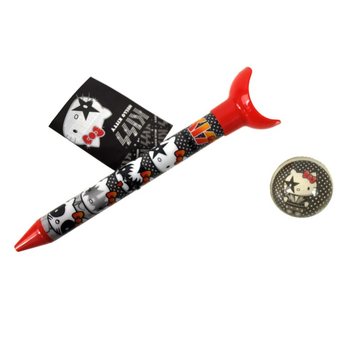 HELLO KITTY - 2'Sİ 1 ARADA T&Uuml;KENMEZ KALEM VE ZIPZIP TOP - KIRMIZI (24 adet)