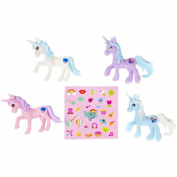 &Ccedil;ıkartma Sayfalı Tekboynuz / Unicorn Fig&uuml;r&uuml; (48 Adet)