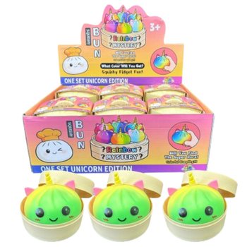 RAGE - Squishy Bun Dumplings BÜYÜK - UNICORN SERİSİ (8,5 x 8,5 x 7,5 cm) (12 adet)
