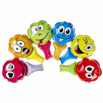 KENDİNDEN ŞİŞEN GÜLEN YÜZ (SMILEY) EL BALONLARI (48 adet)