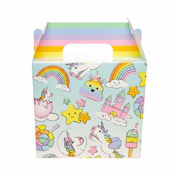 &Ccedil;ocuk Men&uuml; Kutusu / İkram Kutusu Unicorn 14x10x17 cm (12 adet)