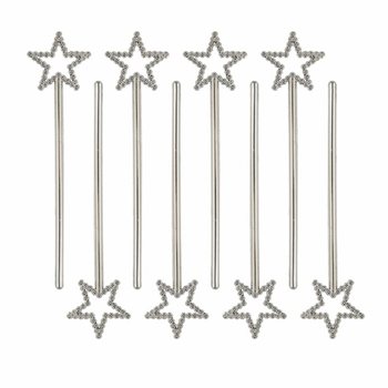 Yıldızlı Sihirli Değnek, 17 cm (1 Paket, 8 adet)
