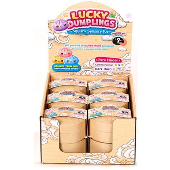 RAGE - LUCKY DUMPLINGS - Squishy Bun Dumplings B&Uuml;Y&Uuml;K Boy 8.5 x 8.5 x 4.8 cm - Teşhir Kutulu (12 Adet)