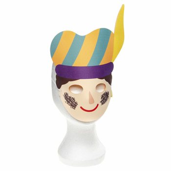 SINTERKLAAS - SINT & PIET FOAM MASKELER (48 adet)