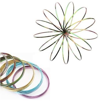 Sihirli Halkalar / Flow Rings - Kinetik 3D Sihirli Halka - &Ccedil;OK RENKLİ | KARTTA (12 Adet)