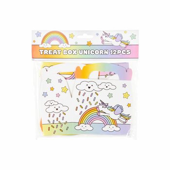 Unicorn / Tekboynuz İkram ve Hediye Kutusu 12x12.5x6 cm (12 Adet)