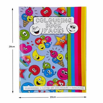 A4 Smiley &Ccedil;ıkartmalı Boyama Kitabı (12 Adet)