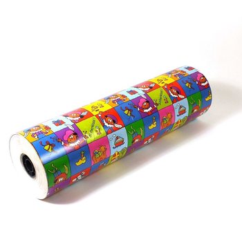 *** STOKLARLA SINIRLI *** MEGA RULO SINTERKLAAS HEDİYE PAKETİ KAĞIDI 250 METRE !!!