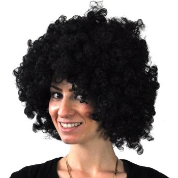 Siyah Afro Peruk (5 adet) - Toptan Parti Malzemeleri
