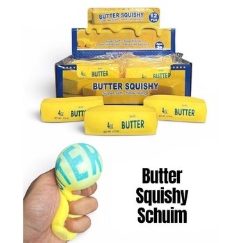 RAGE - SQUISHY BUTTER / TEREYAĞI - K&Ouml;P&Uuml;K DOLGULU - SLOW RISING - Ebat 11x4x4 cm - STANDLI (12'li)