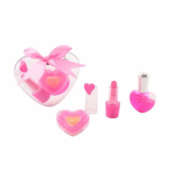Stantta 3 Par&ccedil;alı Kalp Şeklinde Bella &Ccedil;ocuk Makyaj Seti (18'li Paket)