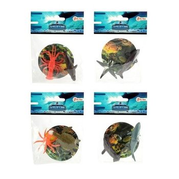 2 Par&ccedil;alı Deniz Hayvanları Seti (12 set)