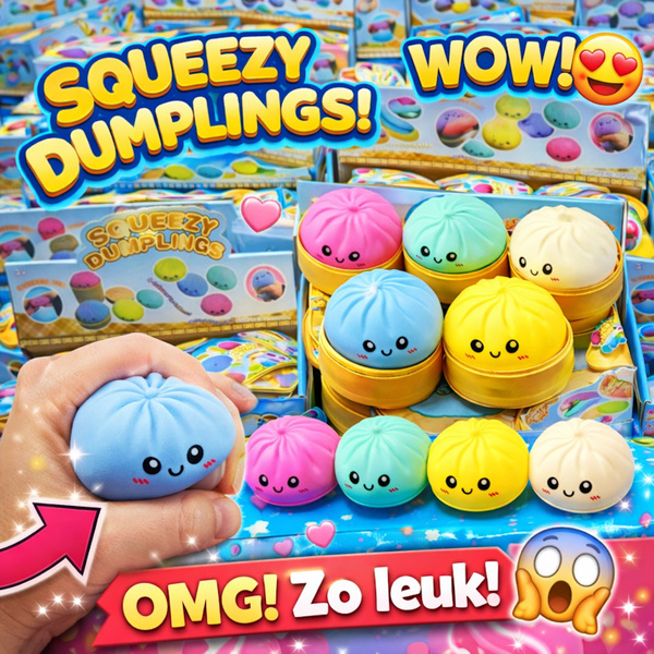 RAGE - Mantı Bao Çörek Squishy - Sıkılabilir Oyuncak
