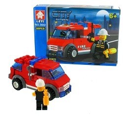 BRICKS İTFAİYE OYUNCAK YAPIM BLOKLARI (6 adet)