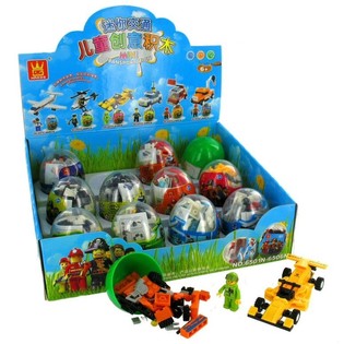 S&Uuml;RPRİZ K&Uuml;RE İ&Ccedil;İNDE BRICKS YAPIM BLOKLARI (12'li Paket)