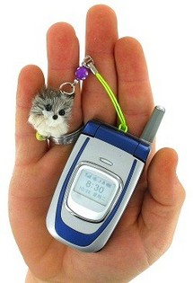 K&ouml;pek Fig&uuml;rl&uuml; Telefon Askısı (12 adet)