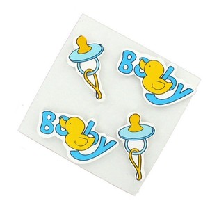 DEKORATİF STİCKERLAR - BEBEK MAVİSİ (20 adet)