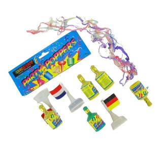 Konfeti Patlatıcı Party Poppers (11x5 adet)