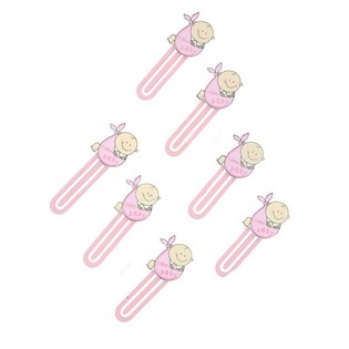 K&Uuml;&Ccedil;&Uuml;K BEBEK KİTAP AYRACI - PEMBE (12 adet)
