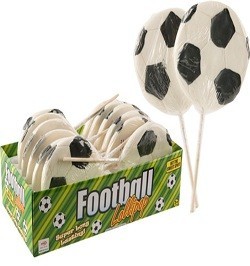 Kutulu B&uuml;y&uuml;k Futbol Topu Lolipop (12'li Stand)