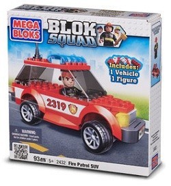 MEGABLOKS BLOK SQUAD İTFAİYE SUV - 2432 (2 Adet)