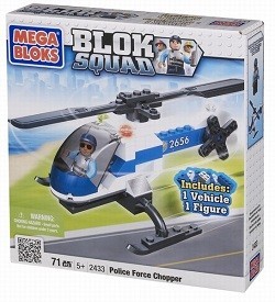 MEGABLOKS BLOK SQUAD POLİS HELİKOPTERİ - 2433 (1 Adet)