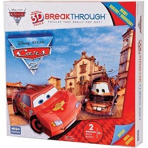 Megapuzzles Breakthrough 3D Arabalar 2 (Cars) - 50671AEG